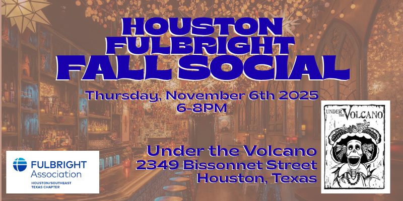 You’re Invited! Fulbright Fall Social, Thursday, November 6th 2025